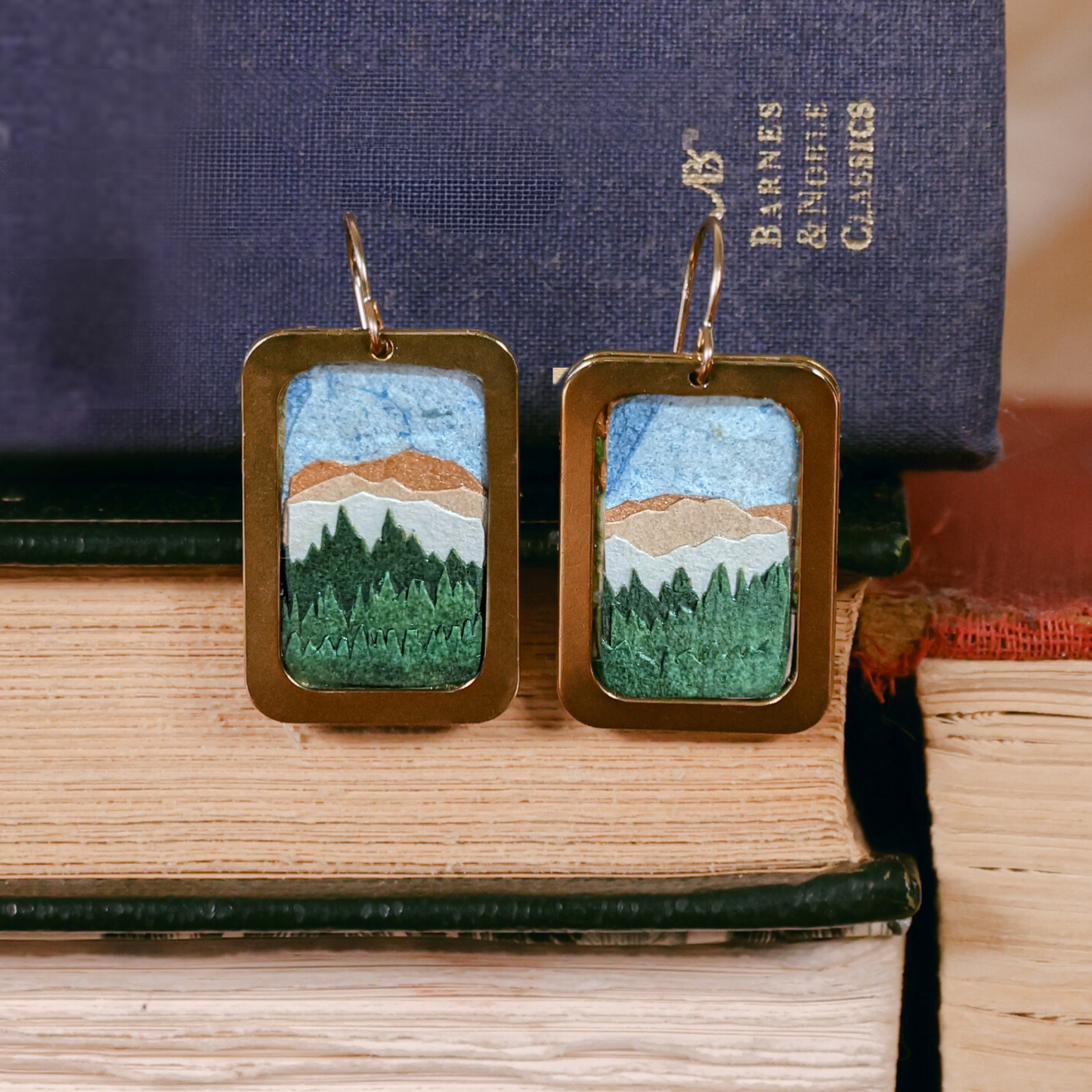 Cut-Paper Earrings (Standard Style)