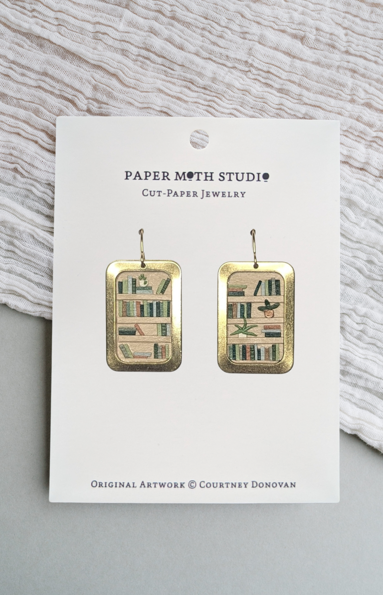 Cut-Paper Earrings (Standard Style)