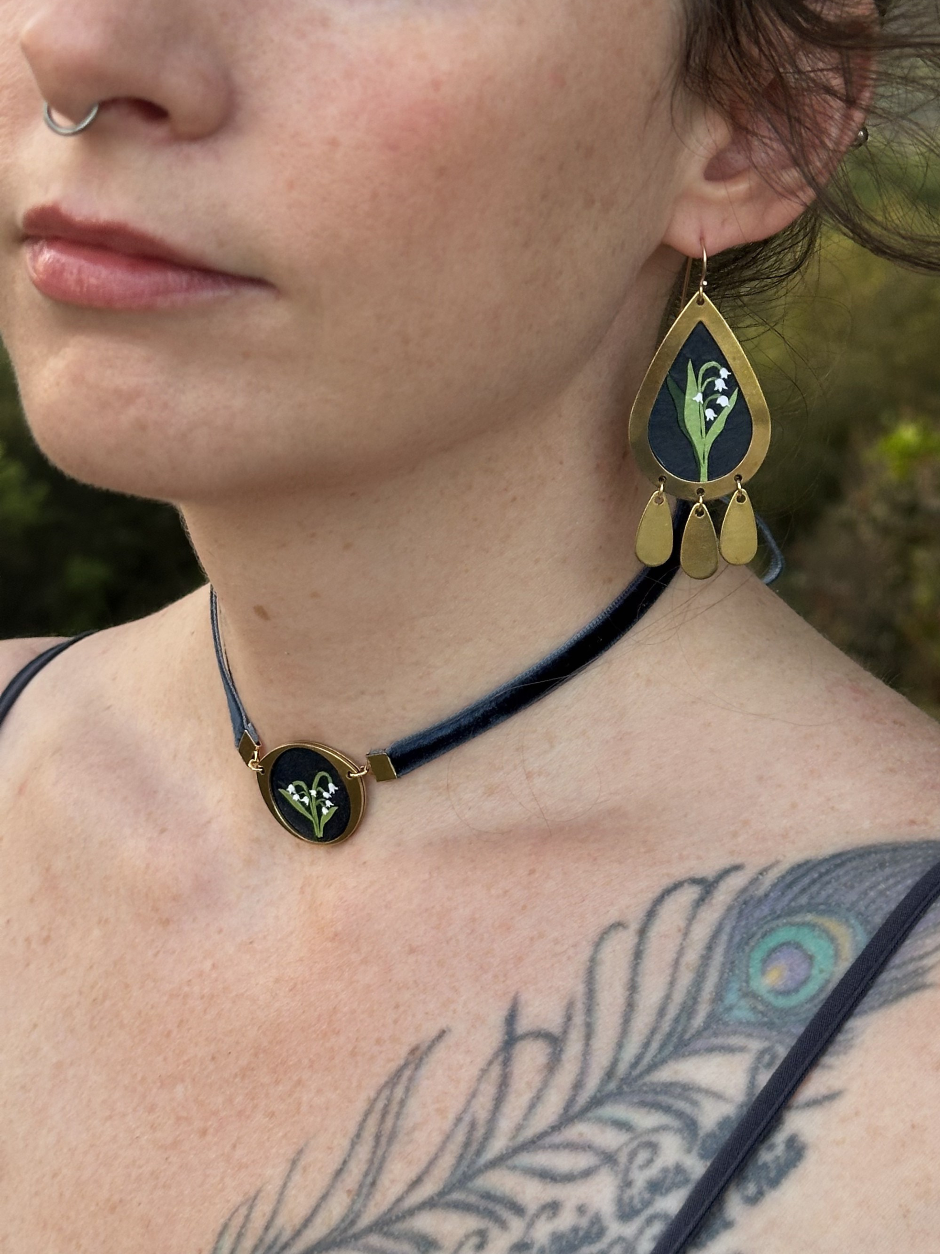 Lily of the Valley Choker