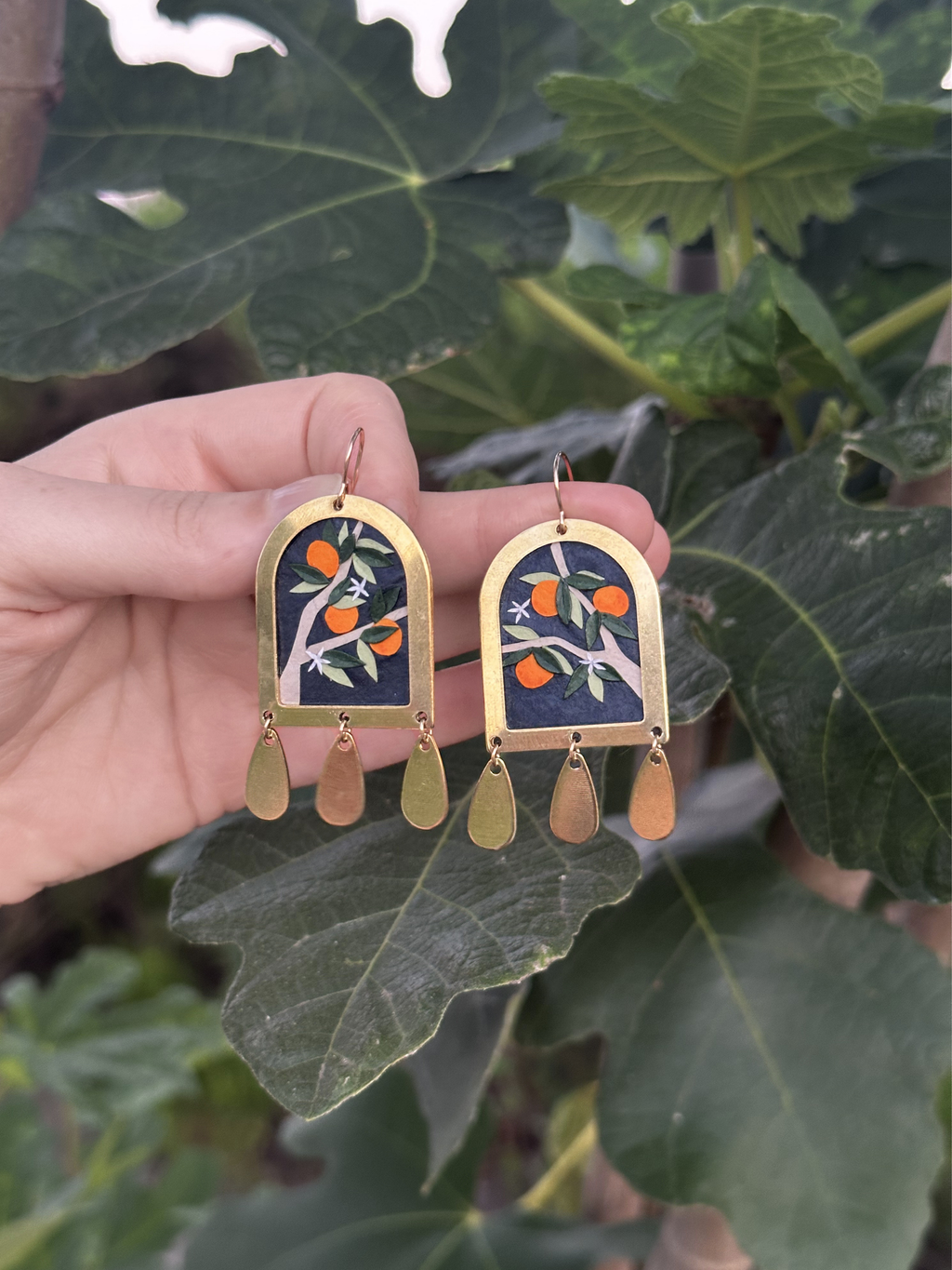 Orange Tree Floral No.1